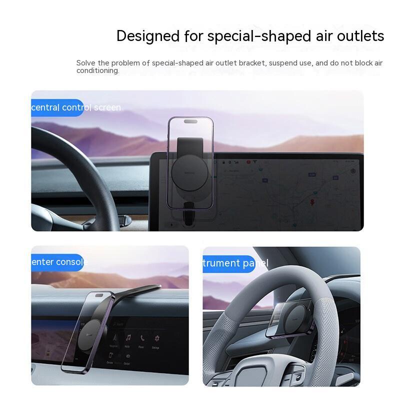 Stick. Charge. Go. - Magnetic 15W Car mount